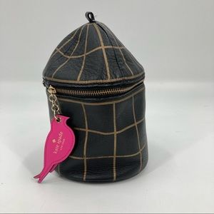 Kate spade clutch birdcage black